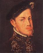 MOR VAN DASHORST, Anthonis Portrait of the Philip II, King of Spain sg USA oil painting artist